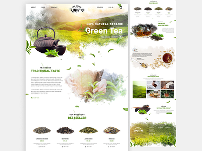 TEA HOUSE WEBSITE branding design graphic design homepage inspiration ui ui web uiinspiration ux web website website design