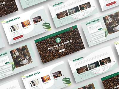 Starbucks Web Design coffee starbucks ui uidesign webdesign website