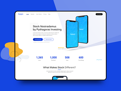 Website Design - Landing page UI design