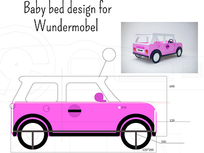 Baby bed design for Wundermobel