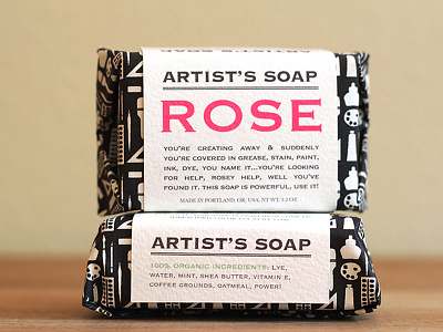 Artist's Soap packaging
