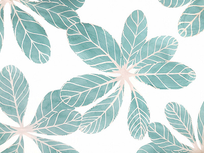 Leafy pattern surface design textile design