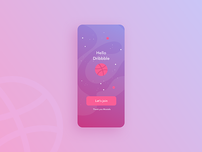Hello Dribbble! app debut hello dribbble product design ux uxui