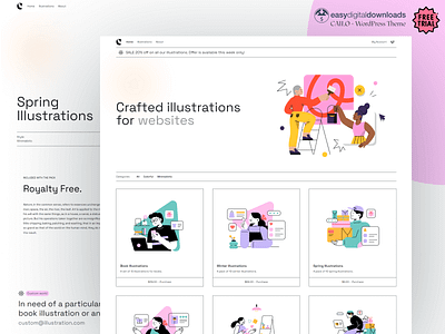 Cailo WP Theme for Easy Digital Downloads