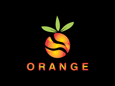 ORANGE 3D brand logo business logo design design logo artist flat logo graphic designer logo logo design logodesign simple logo