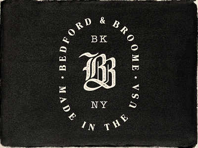 BB Monogram 02 bb brooklyn calligraphy monogram stamp type