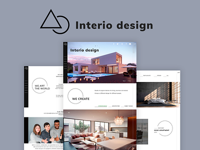 Interio design website architecture design designer interior ui webdesign website