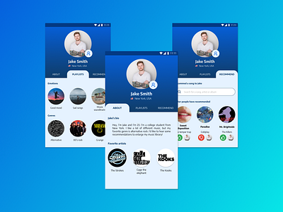 Daily UI #006 - User profile