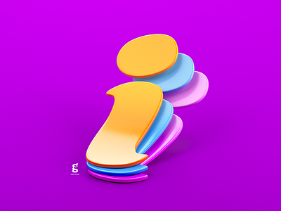 Day 52 - Mrs. Constancy - Letter i for 36 Days of type 36daysoftype 3d cgi costa rica daily everyday mrs. constancy soy tico