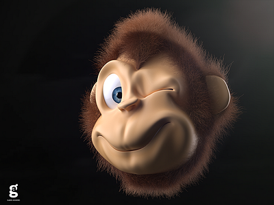 3D Monkey Experiment 3d animal cgi costa rica daily everyday monkey mrs. constancy soy tico