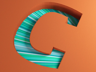 Paper C 36daysoftype 3d c4d cgi costa rica daily everyday mrs. constancy soy tico