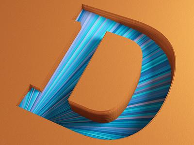 Paper D 36daysoftype 3d c4d cgi costa rica daily daily render everyday mrs. constancy soy tico