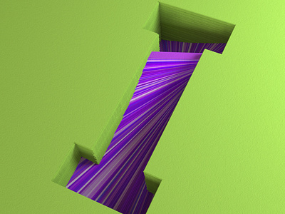 Paper I for 36 Days of Type 36daysoftype 3d c4d cgi costa rica daily daily render everyday mrs. constancy soy tico type