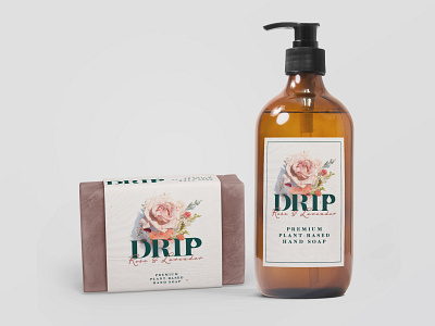 Drip Hand Soap: Packaging branding identity label packaging