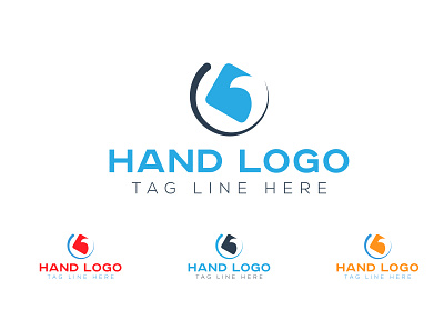 Hand Logo Design brand identity branding design flat illustration lettering logo minimal real estate typography website