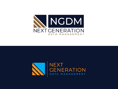 NGDM Logo | Next Generation Logo | Data Management Logo brand identity branding data management design flat illustrator lettering logo minimal minimalist minimalist logo minimalistic modern next generation real estate simple