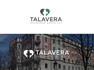 Talavera Insurance Group LLC Logo | Business | Life insurance brand identity branding design flat illustrator lettering logo minimal real estate typography