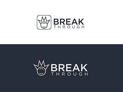 Break Through Logo | King Logo | rebuilding logo | Minimal