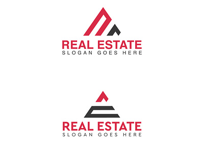 Real Estate Logo | Creative Logo Design | Minimal Logo brand identity branding design flat lettering logo minimal real estate typography vector