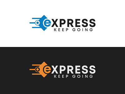 EXPRESS Logo | Delivery Logo | Shop Logo | Ecommerce Logo brand identity branding design flat lettering logo logotype minimal real estate website