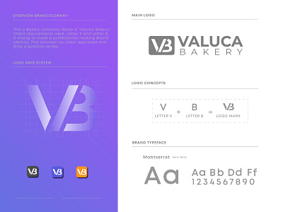 Valuca Bakery | VB Letter | Minimal |  | Unique Logo Design
