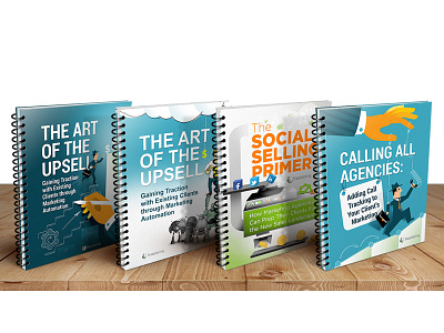 Ebook covers for an enterprise organisation