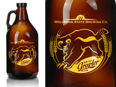 Mini Growler beer brewery growler packaging wolverine