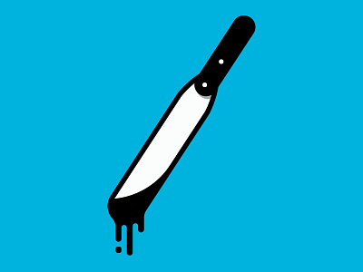 Dripping Ink Knife