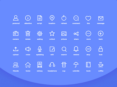 Icons Set(psd for free) icon psd