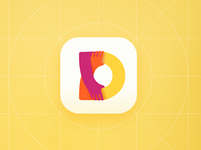 Branding for Donate App app branding grid icon ios system