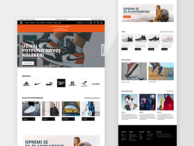 E-commerce Homepage (Concept) app branding design graphic design illustration logo minimal ui ux vector