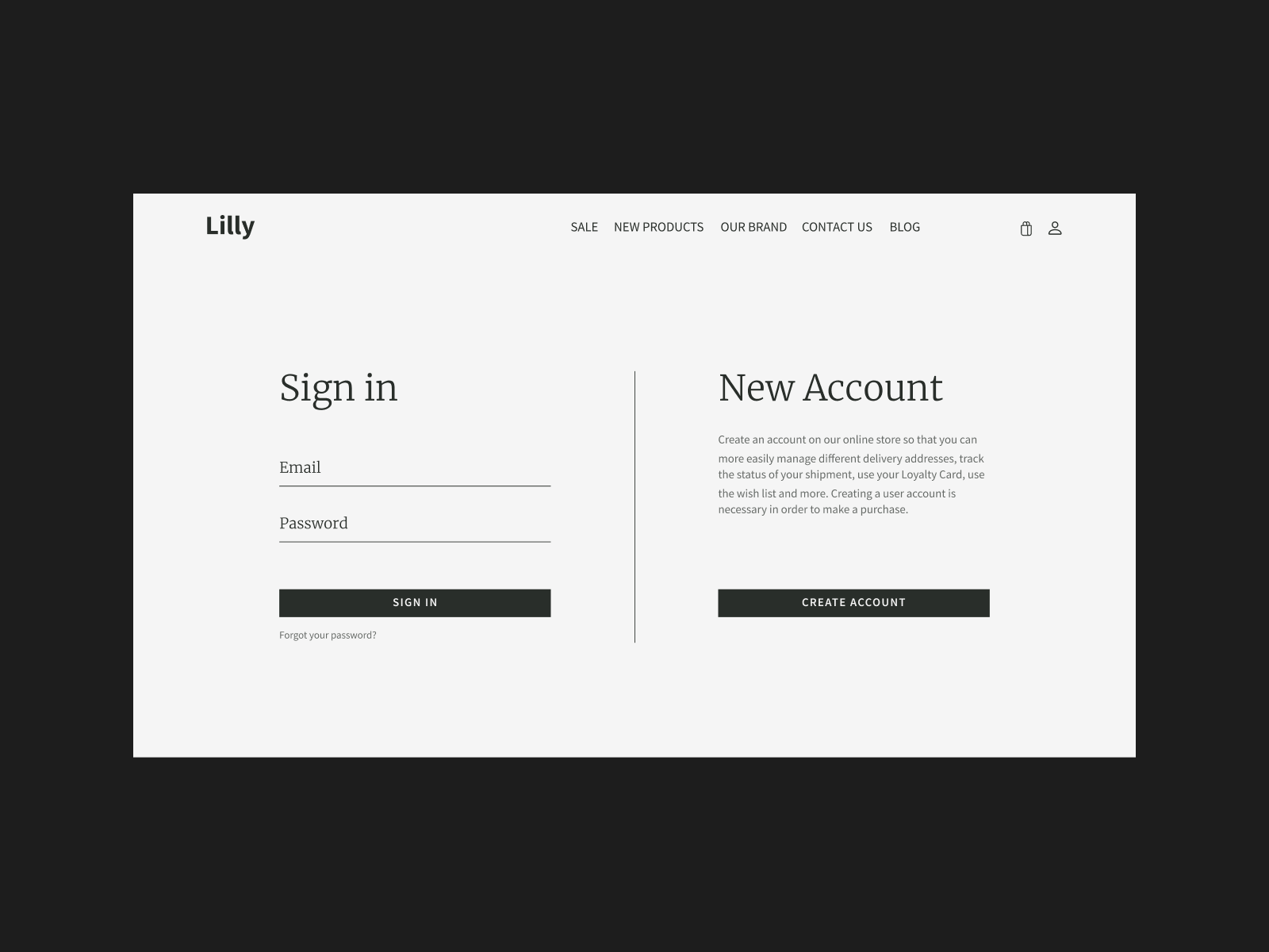 Sign in page by Maja Momcilovic on Dribbble