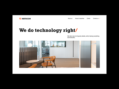 Miticon website redesign