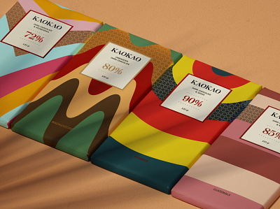 KaoKao No.2 behance brand identity branding chocolate design exotic foil food label foodpackaging illustration label packaging design pattern pattern design texture texture design tropical