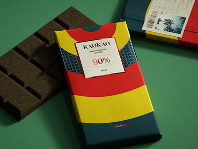 KaoKao - Ecuador No.2 behance brand identity branding chocolate design foil food foodpackaging illustration label design packaging packaging design pattern texture texture pack