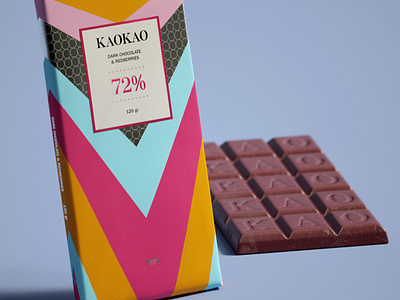 KaoKao - Perù No.1 3d behance brand identity branding chocolate design exotic foil food food illustration foodpackaging illustration mockup packaging packaging design pattern perù texture tropical