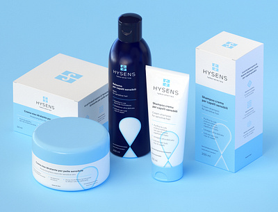 Hysens - No.1 branding cinema4d cosmetics graphic design packaging packaging design pharma rendering