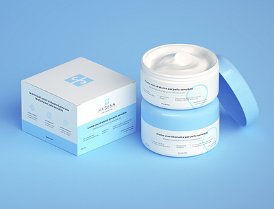 Hysens - No. 2 brand identity branding cinema 4d cosmetics design illustration packaging design pharma rendering