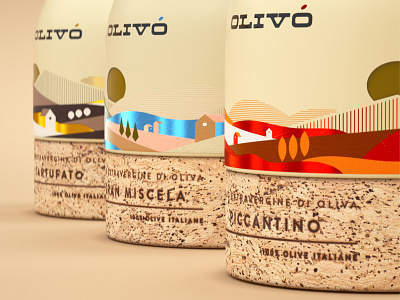 Olivo - Made in Italy 3d 3d art behance brand identity branding cinema4d design foil food foodpackaging label labeldesign logo nature oil oil bottle packaging design rendering