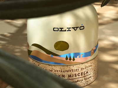 Olivò - Made in Italy Oil 3d behance brand identity branding cinema 4d design food label food packaging label labeldesign made in italy modelling octane render olive oil packaging packaging design render rendering