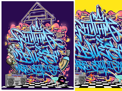 Rhythm & Blues Arts Studio Hip-hop Illustration