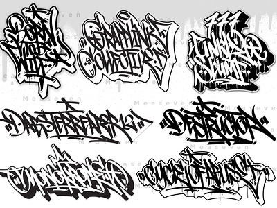 Graffiti handstyle collections