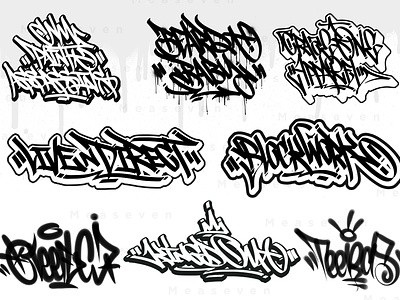 Graffiti Handstyle Collections Vol.3 By Diora Blesso On Dribbble