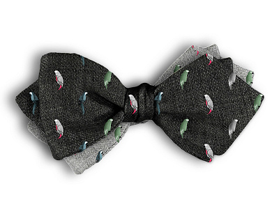 Bird Bow Tie apparel bow tie clothing design illustration parrot shirt design