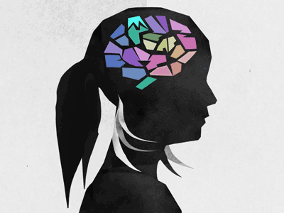 Science of the Weekend animation brain color gif silhouette