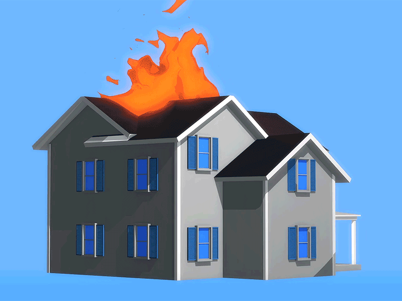 House Fire by Dan Maurer on Dribbble