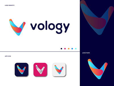 Vology Logo Design apps icon brand identity branding business corporate creative design dribble graphicdesign initial logo letter logo logo logo design logo mark logo trends 2020 logos minimal modern popular simple logo u letter