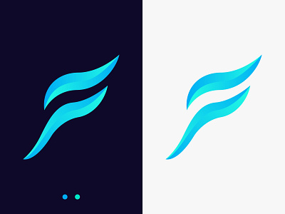 Letter F - app logo icon