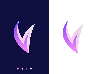 Letter v - app logo icon