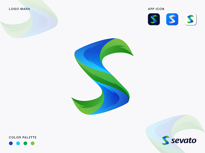 Letter S - app logo icon 2020 logo app logo creative logo elegant logo flat illustration gradient logo illustration logo logo designer logo presentation logomark logotype minimal logo modern logo design modern s s logo simple logo startup logo tech logo vector illustration